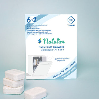 Natulim Tabletki do zmywarki 6 w 1 - 30 szt.