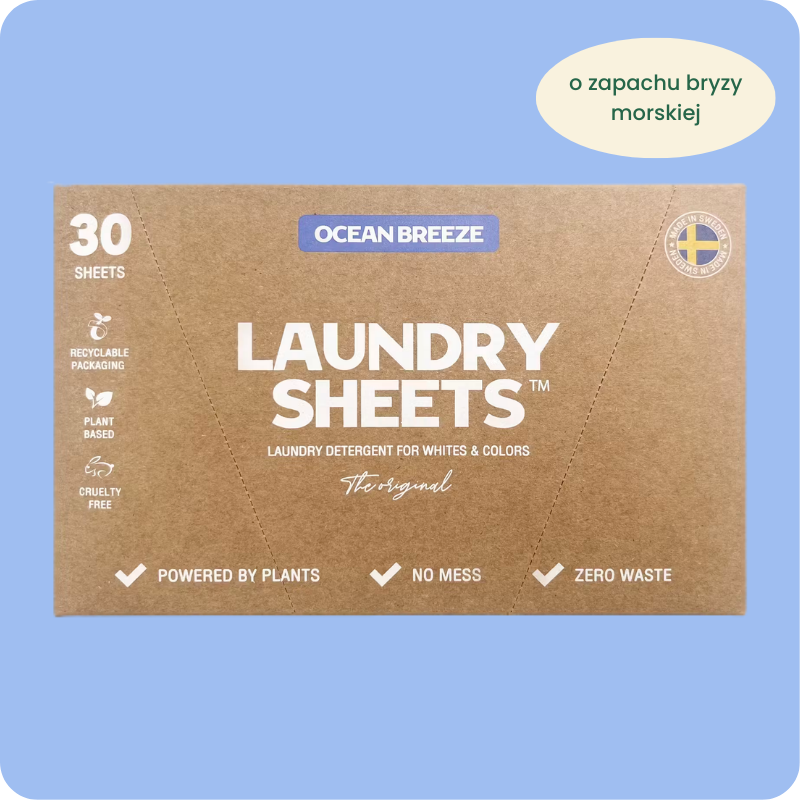 uniwersalne listki do prania o zapachu bryzy morskiej Laundry Sheets